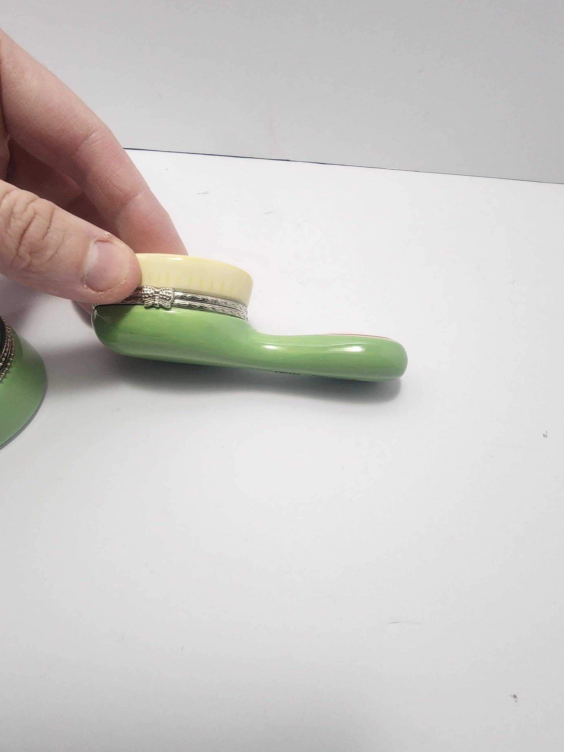 1980's Avon Baby's First Tooth & First Curl Trinket SET Of 2 - Baby's First - First Tooth - Trinket - Trinket Box - Avon - Baby Gifts