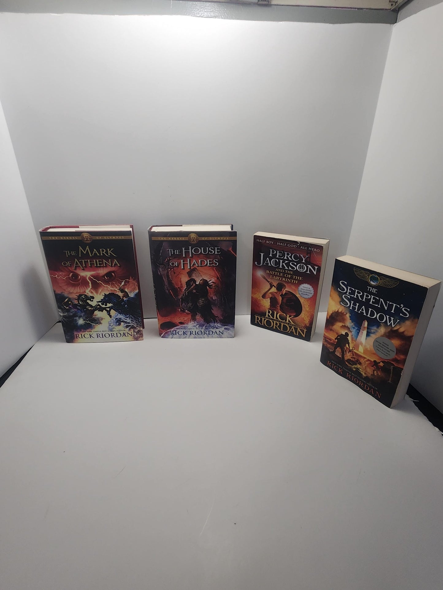 Rick Riordan Book LOT Of 4 - Series - The House Of Hades - Rick Riordan - Book Series - Fantasy - Fantasy Books - The Mark Of Athena