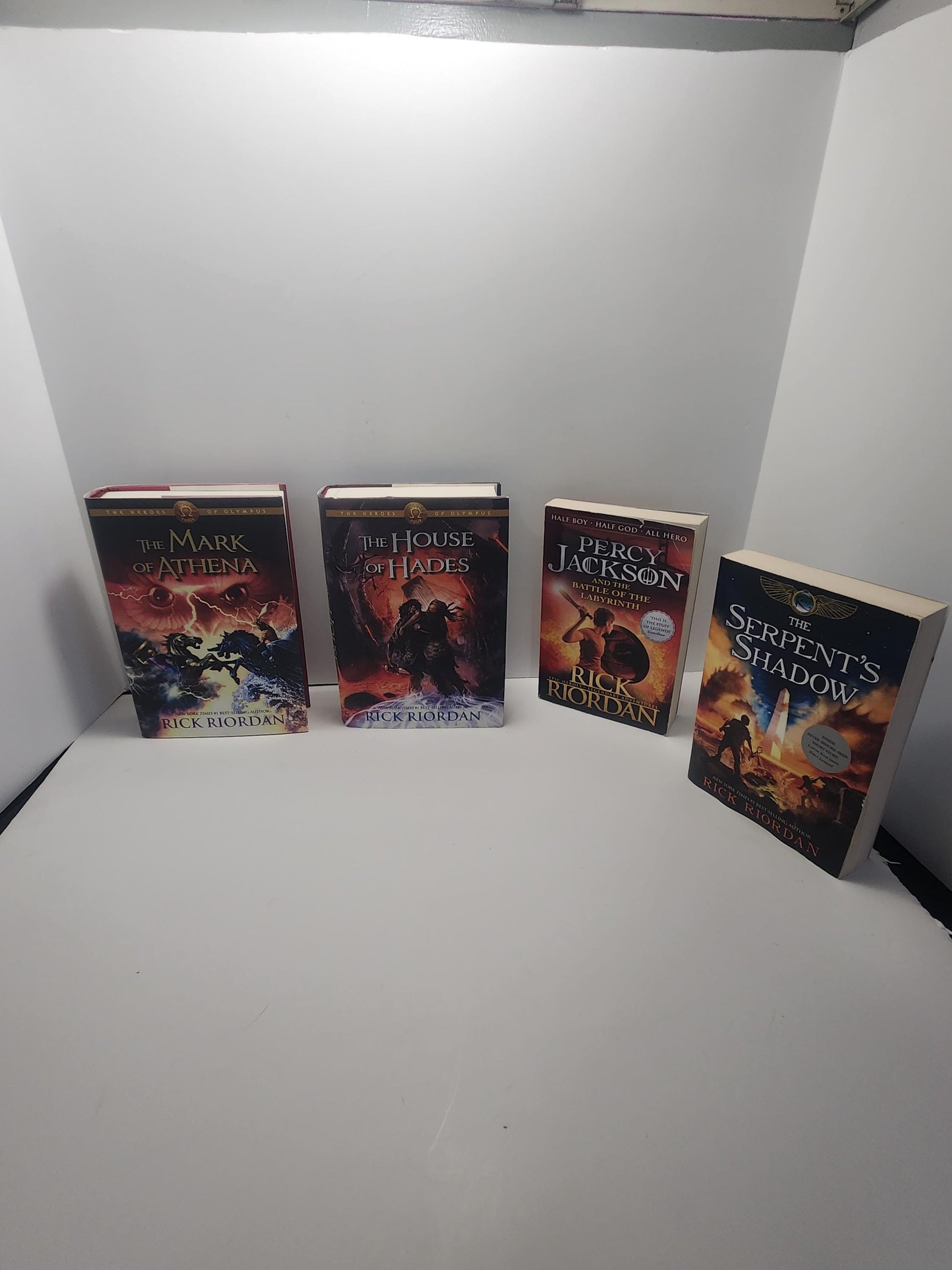 Rick Riordan Book LOT Of 4 - Series - The House Of Hades - Rick Riordan - Book Series - Fantasy - Fantasy Books - The Mark Of Athena