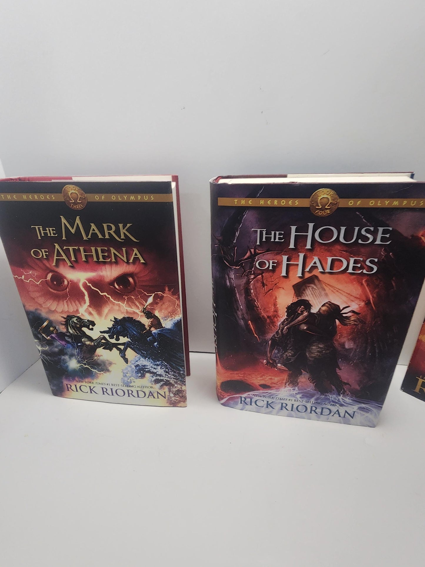 Rick Riordan Book LOT Of 4 - Series - The House Of Hades - Rick Riordan - Book Series - Fantasy - Fantasy Books - The Mark Of Athena