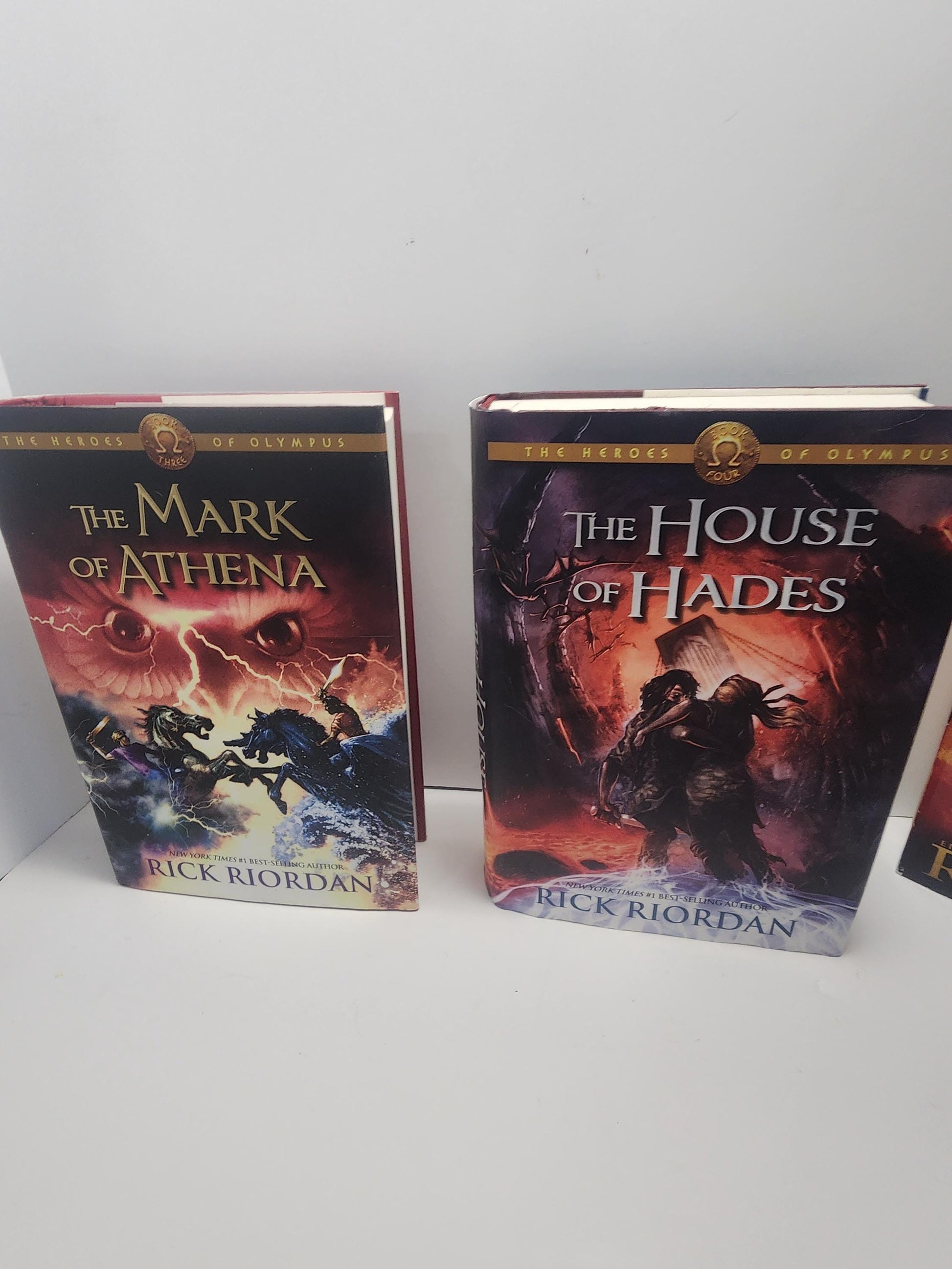 Rick Riordan Book LOT Of 4 - Series - The House Of Hades - Rick Riordan - Book Series - Fantasy - Fantasy Books - The Mark Of Athena