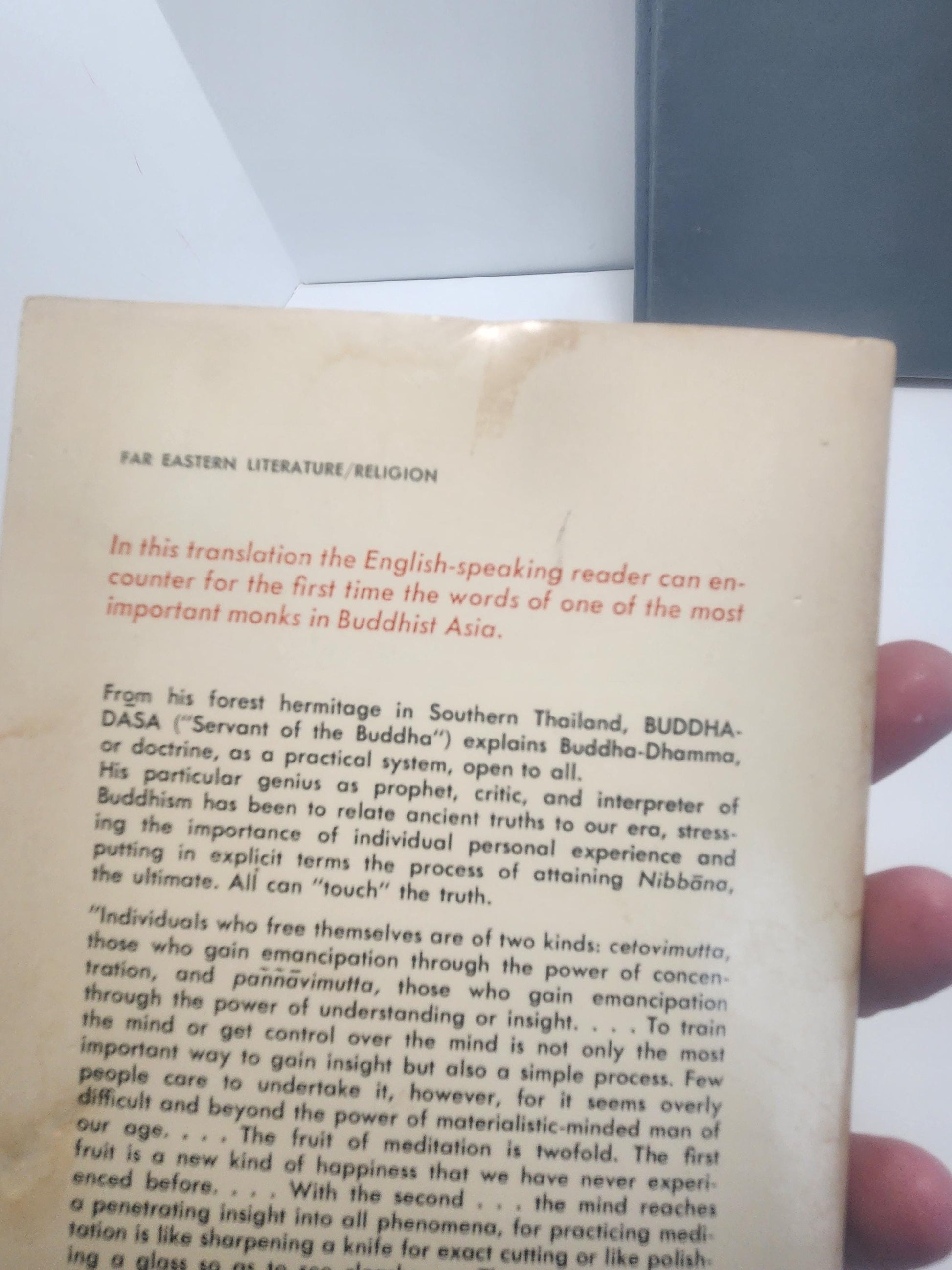 Toward the Truth by Buddhadasa, edited by Donald K. Swearer - Buddhadasa - Toward The Truth - 1980s - Vintage Books - Donald Swearer