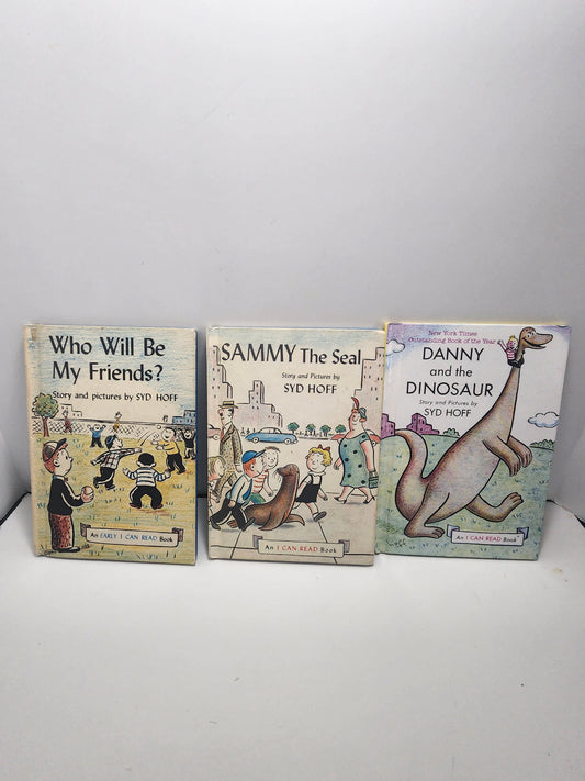 Syd Hoff 1960's Vintage Children's Books LOT Of 3 - Good Dinosaur - The Good Dinosaur - Syd Hoff - 1960's - Vintage Books - Children's Books