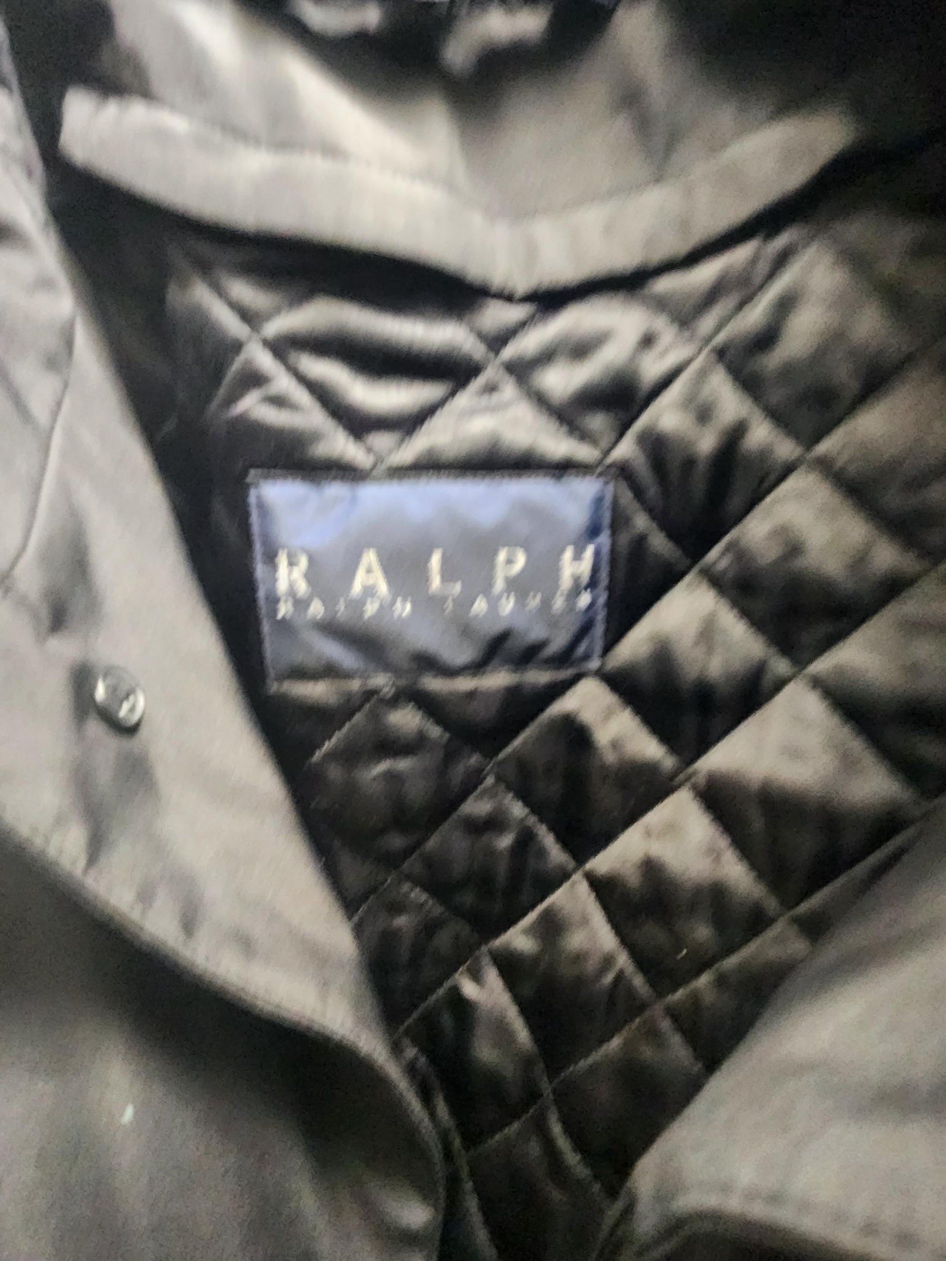 Ralph Size 42R Black Trench Coat - Coats - Black Coat - Trench Coat - Ralph - Ralph Coat - Jackets - Size 42R - 42R