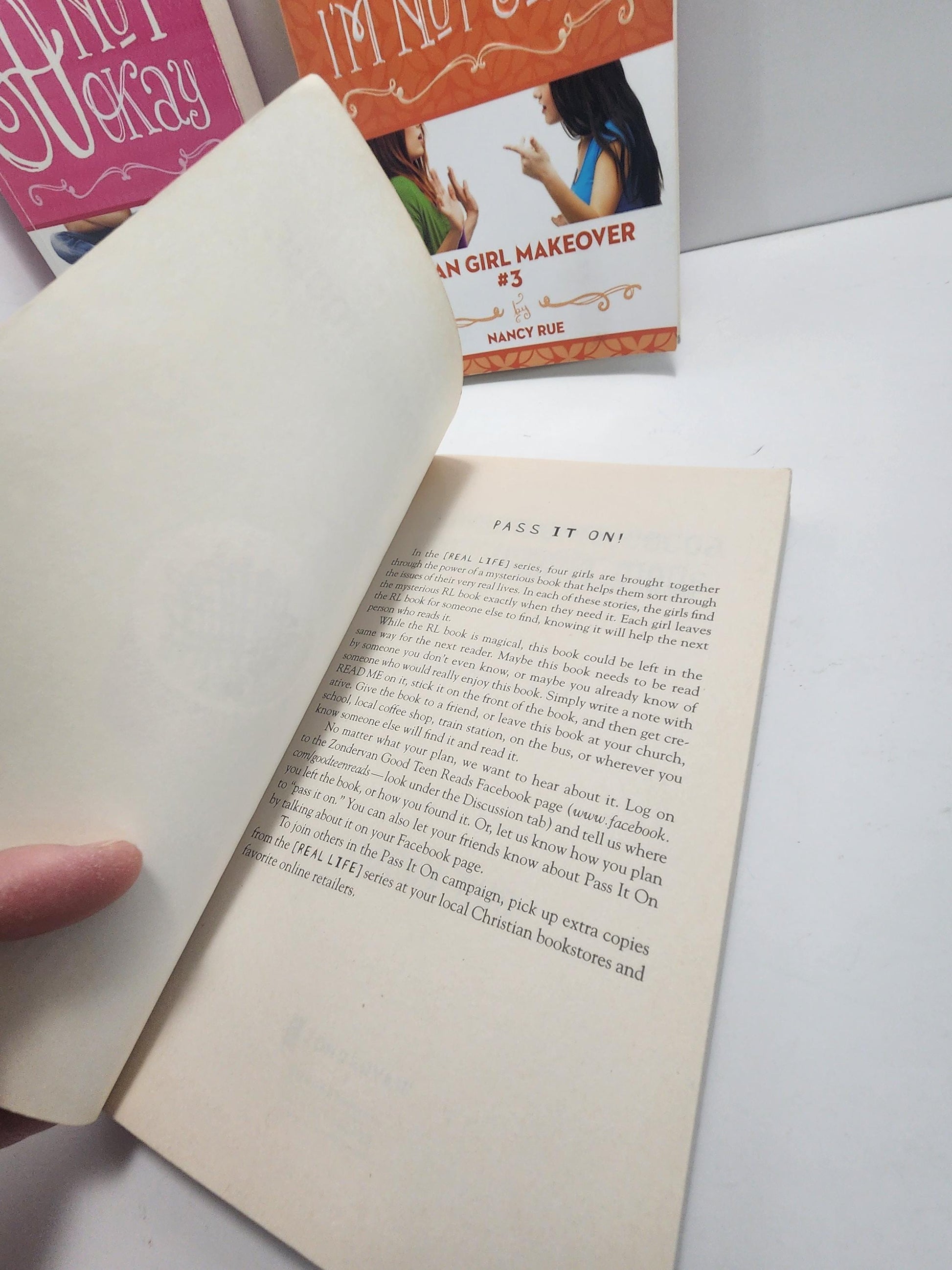 Nancy Rue Book LOT Of 3 - Nancy Rue - Nancy Rue Books - Sorry I'm Not Sorry - Bullying Books - Christian Books - Tournaments, Cocoa and One