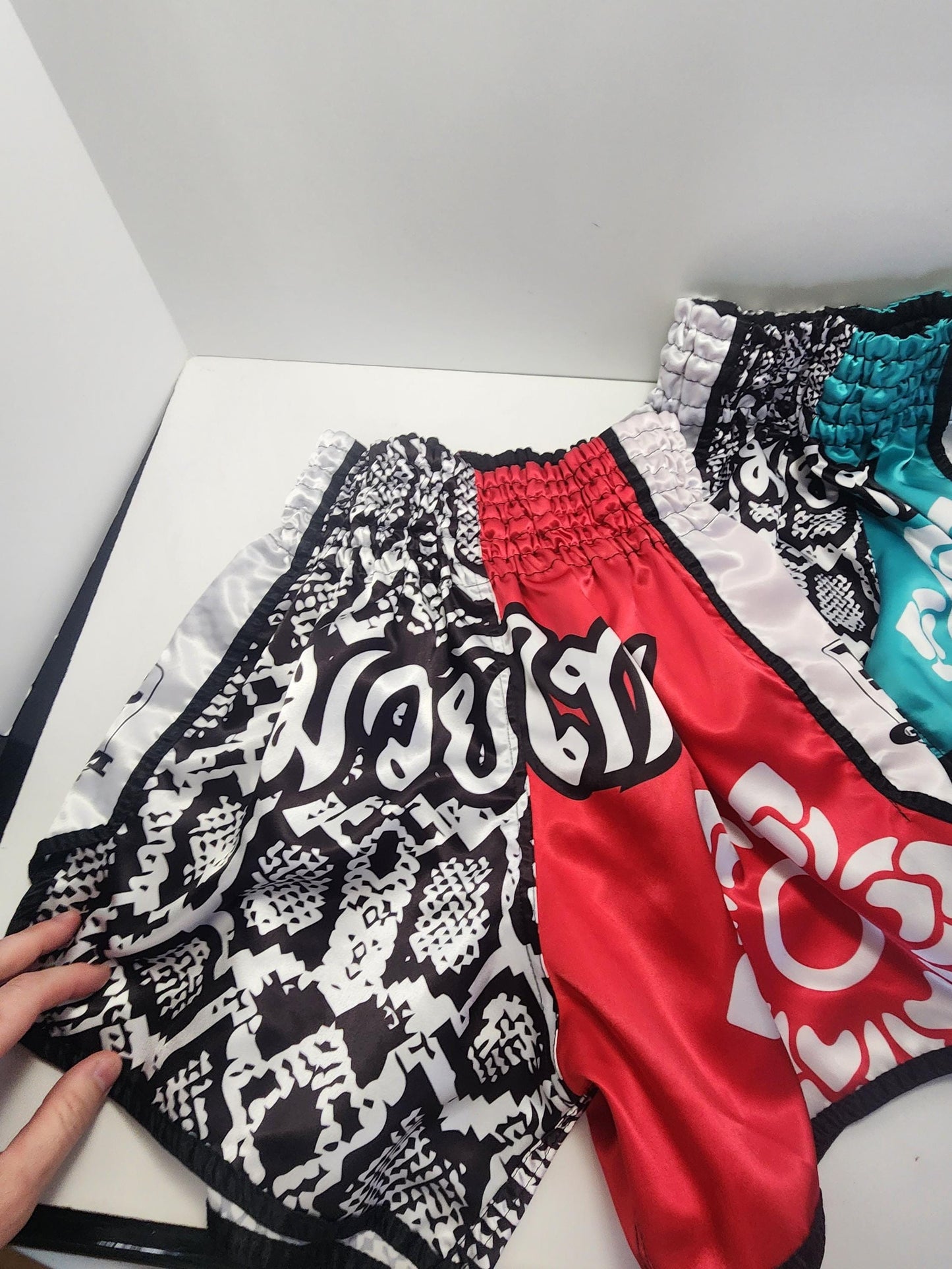 Muay Thai Kid's Shorts - Kid's Clothing - Kid's Shorts LOT Of 2 - Mma - Mma Shorts - Boxing - Kid's Clothes - Shorts - Kid's Shorts