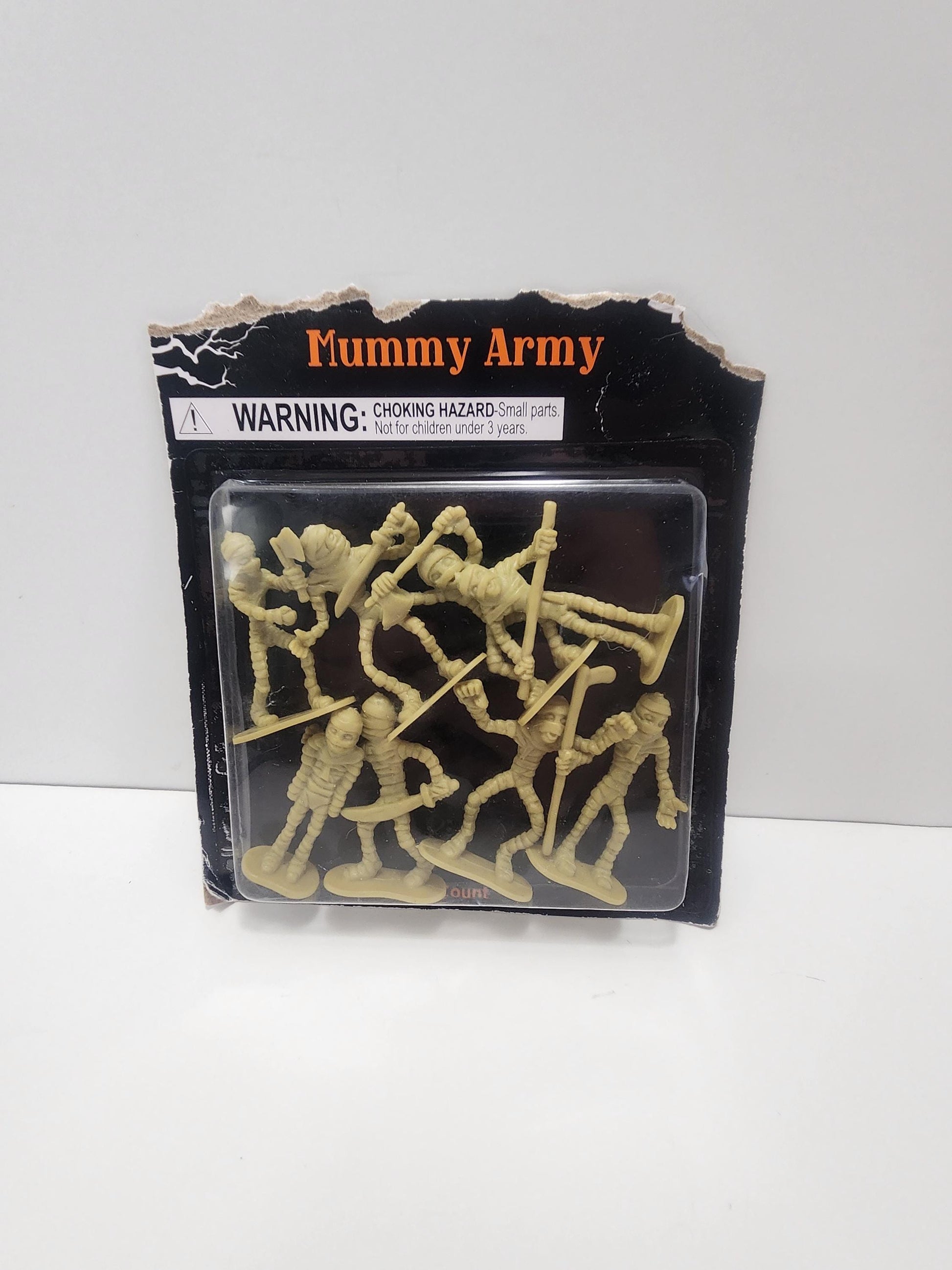 Mummy Halloween Army Men Sized Toy Figures SEALED - Mummy - Halloween - Halloween Toys - The Mummy - Monsters - Army Men - Action Figures