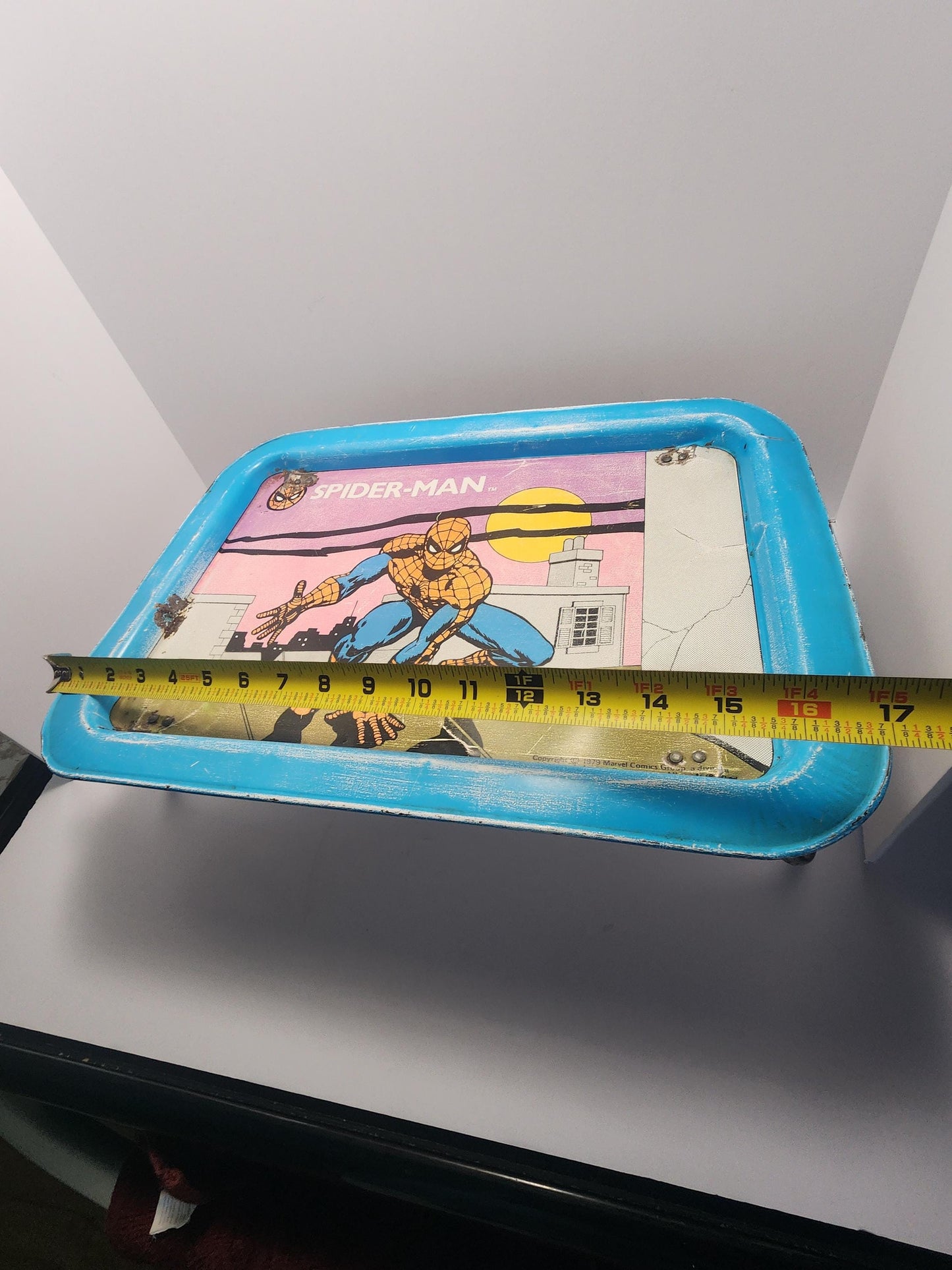 1979 Marvel Spiderman TV Food Tray - Trays - Serving Tray - Food Tray - Marvel - Spiderman - 1970's - Vintage Tray - Marvel Gifts - Spiderma