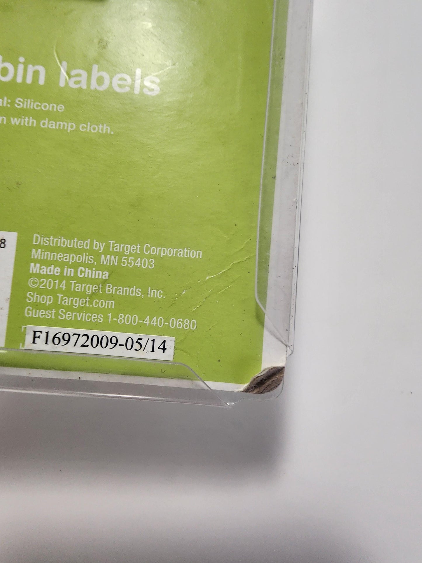 White Cute Circo Clip-on Bin Labels - Labels - Bin - Organizer - Organization - Circo - Clip On - Clip On Labels