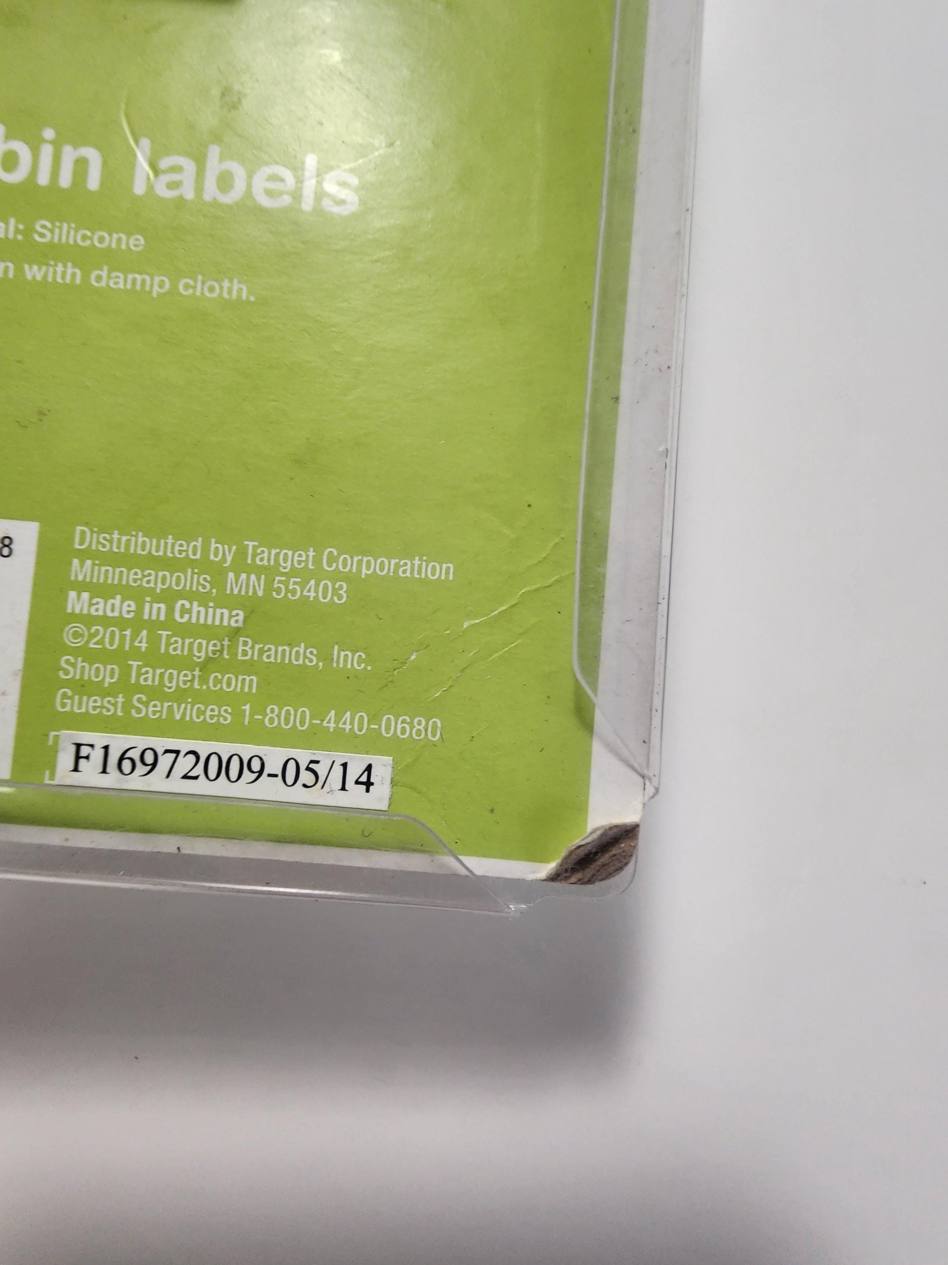 White Cute Circo Clip-on Bin Labels - Labels - Bin - Organizer - Organization - Circo - Clip On - Clip On Labels