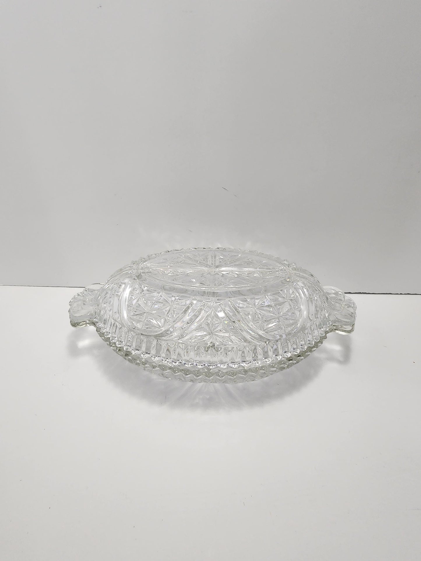 Vintate Glass Candy Dish Trinket Glass With Orginal Box - Glass - Vintage Glass - Bowls - Decorative Dish - Candy Dish - Trinket Box