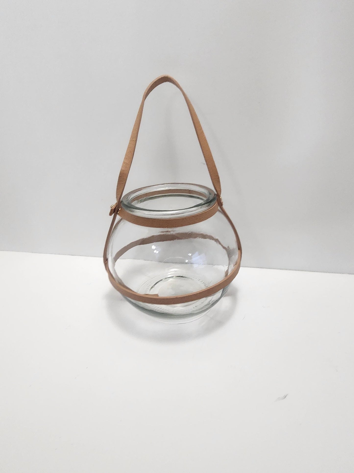 Hanging Glass Vintage Bowl - Bowls - Glass - Glass Bowls - Decor - Decorative Glass - Planters - Plants - Indoor Planters - Glass Planter