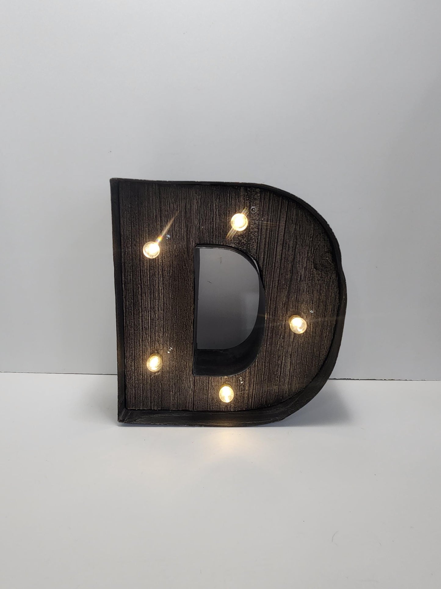 Light Up Big Letter D Decor - Decor - Letters - Decor Letters - D - D Gifts - The Letter D - Lights - Light Up