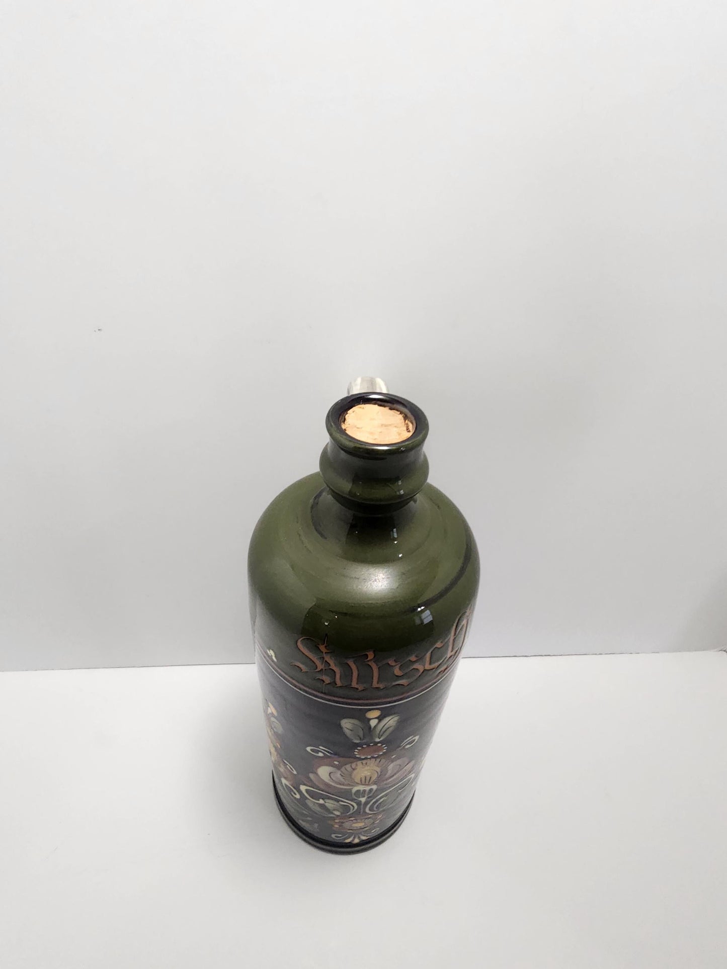 Antique German Liquor Bottle Kirsh, "Cherry Brandy" - German - German Gifts - Antiqued - Bottles - Kirch - Brandy - Decanter - Liquor Bottle