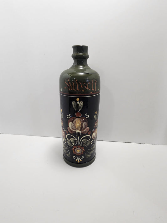 Antique German Liquor Bottle Kirsh, "Cherry Brandy" - German - German Gifts - Antiqued - Bottles - Kirch - Brandy - Decanter - Liquor Bottle