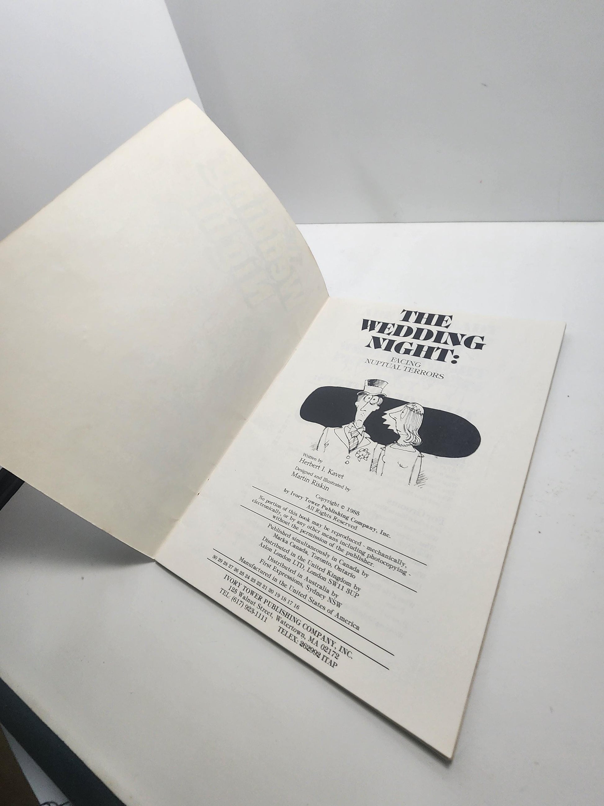 1980's The Wedding Night Cartoon Comic Book By Herbert Kavet - Herbert Kavet - Comics - Cartoons - Vintage Cartoons - Marriage - Wedding Nig