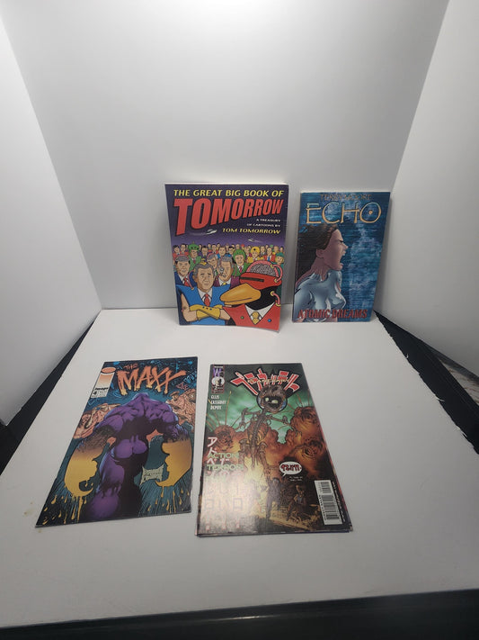 Comic Cartoon Books - The Great Big Book Of Tomorrow - Echo Atomic Dreams - The Maxx - Planetary - Comics - Comic Books - Cartoon Books