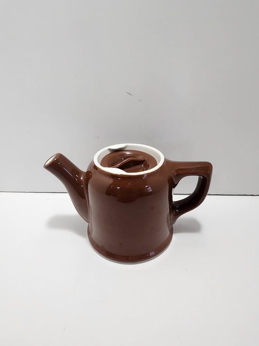 Hall Brand Vintage Brown 8oz Teapot - Teapot - Tea - Tea Set - Brown Teapot - Hall - Hall Brand - Vintage Teapot - Kitchen