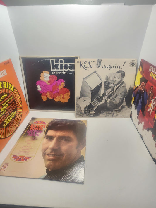 1970's Vintage Vinyl LP Records Mixed LOT - Vinyl - Vinyl LP Records - Vinyl Records - Kenny Again - Music - Kia- Buddy Knox - The Kingsmen