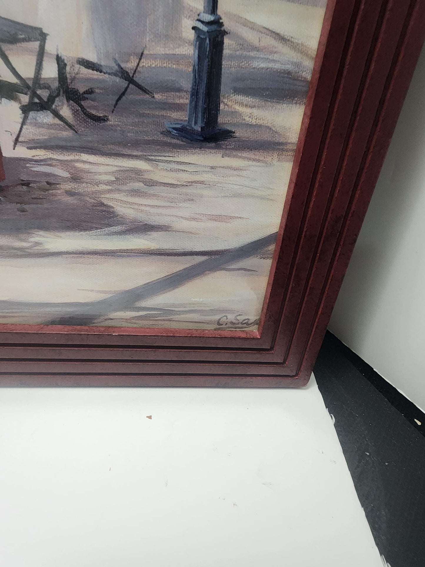 Vintage Parisian Cafe Photo Framed By Carol Saxe - Cafe - Wall Decor - Frames - Photos - Pictures - Decor - Art - Decor - Picture Frames