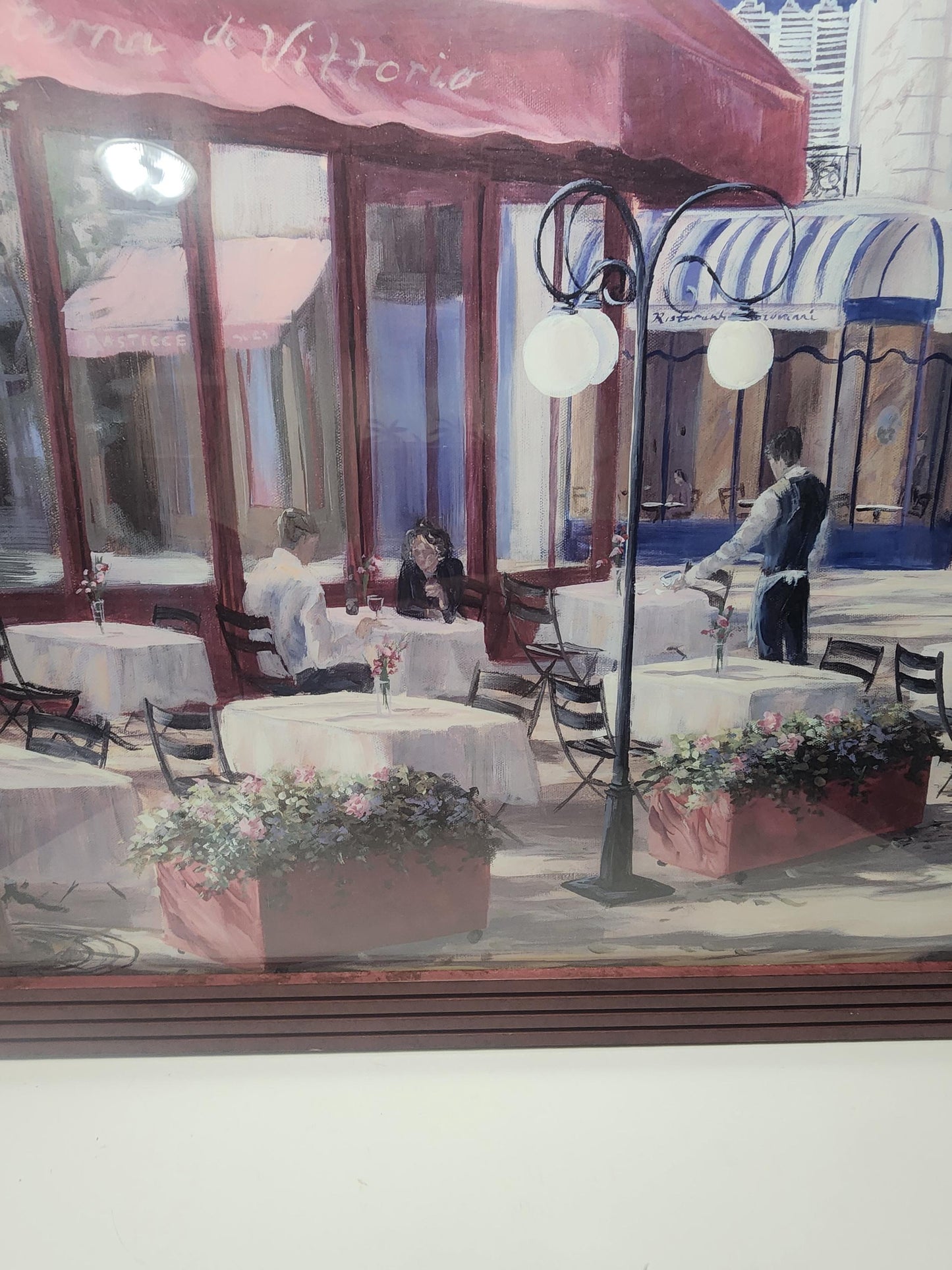 Vintage Parisian Cafe Photo Framed By Carol Saxe - Cafe - Wall Decor - Frames - Photos - Pictures - Decor - Art - Decor - Picture Frames