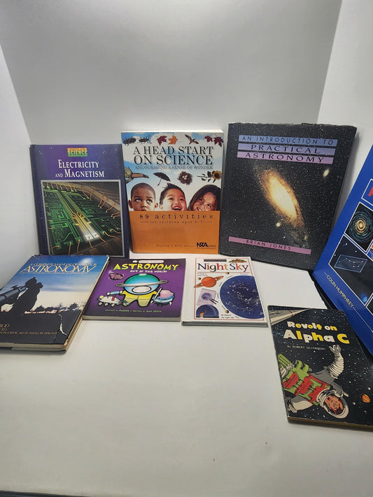 Science & Astrology Vintage LOT Of Books - Science - Science Books - Stars - Stars Books - Astrology - Astrology Books - Educational Books