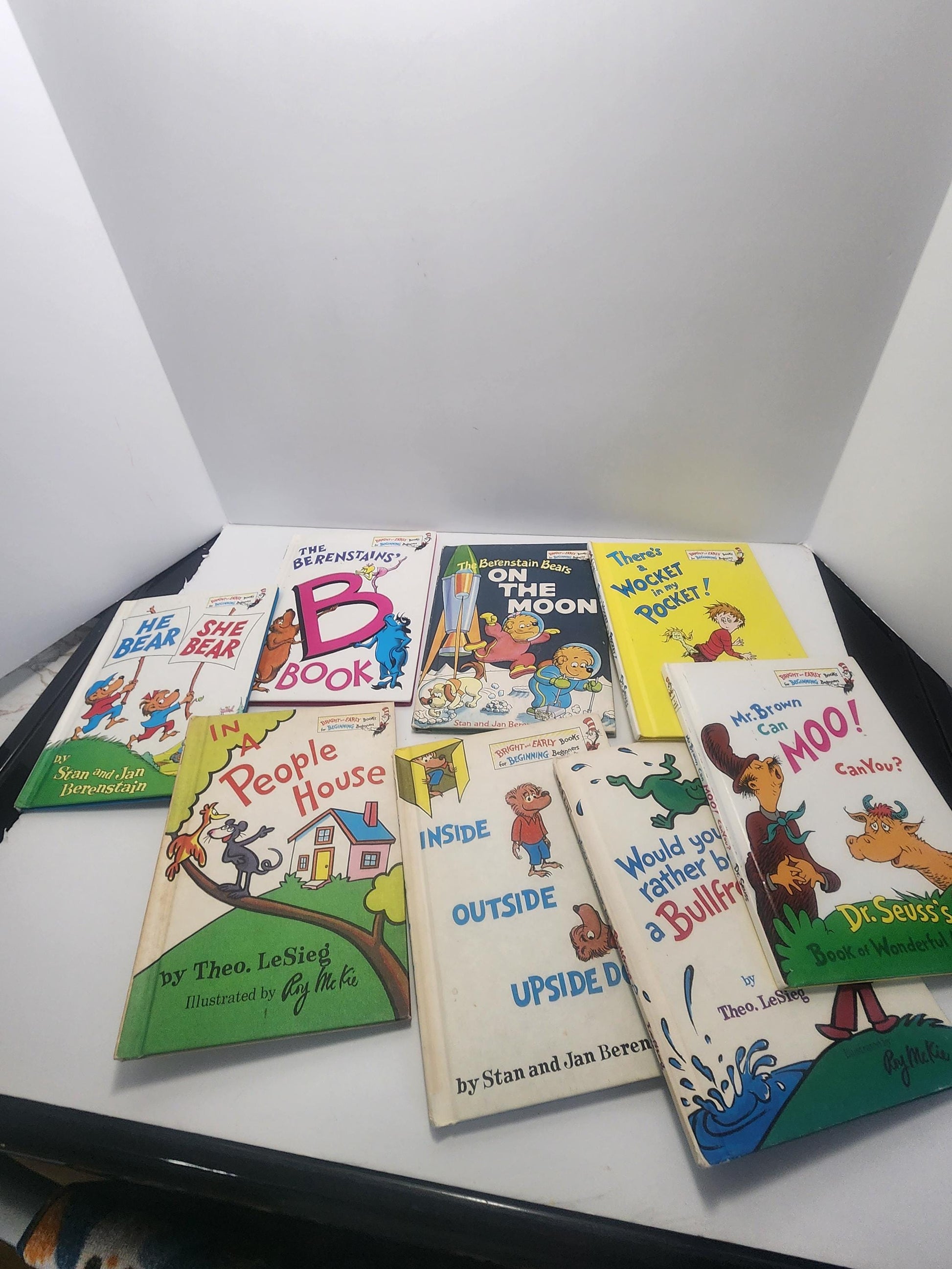 Dr Sues Vintage 1980's 1990's Children's Books LOTS - Cat In The Hat - Dr Suess - Berenstain Bears - 1990's - Children's Books - Vintage Boo