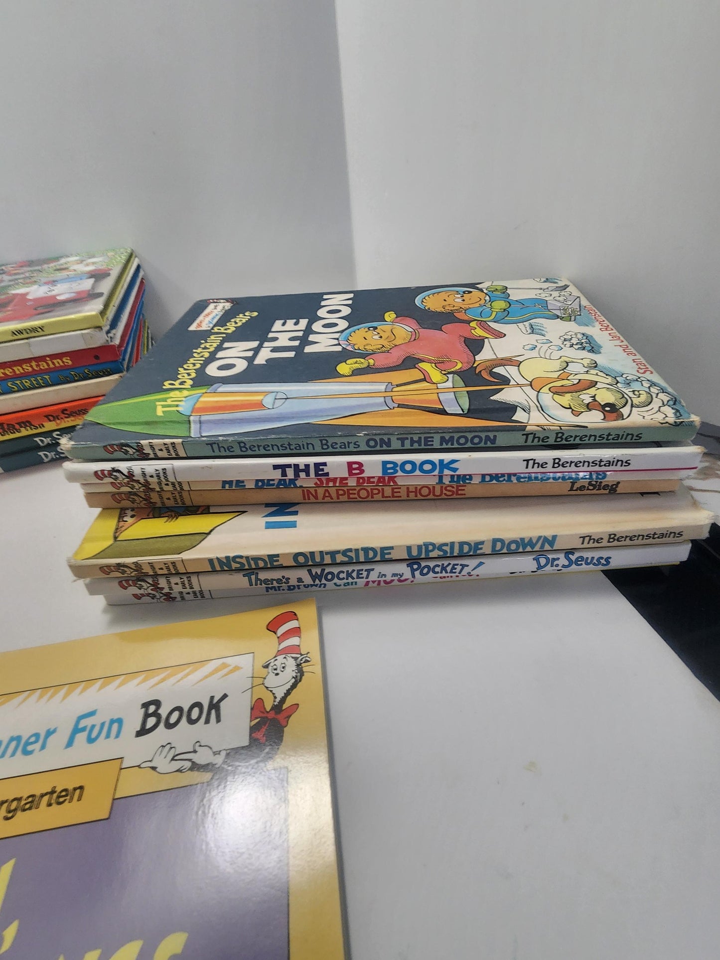 Dr Sues Vintage 1980's 1990's Children's Books LOTS - Cat In The Hat - Dr Suess - Berenstain Bears - 1990's - Children's Books - Vintage Boo