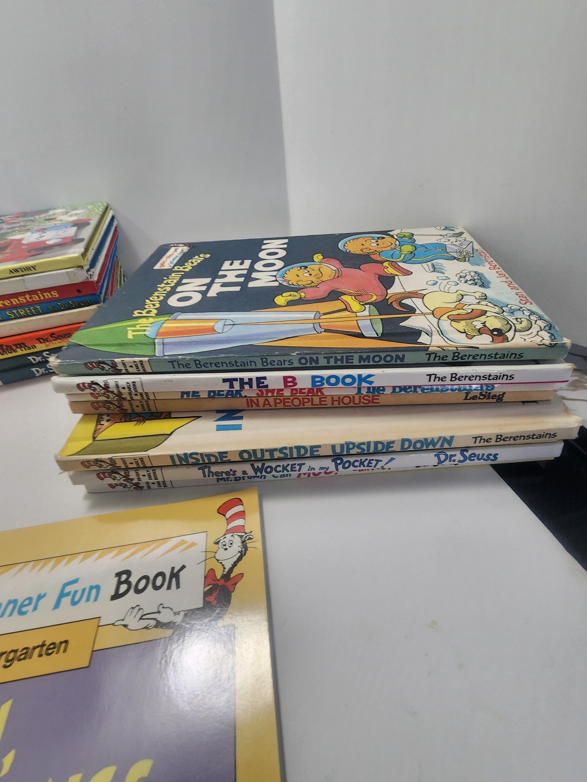 Dr Sues Vintage 1980's 1990's Children's Books LOTS - Cat In The Hat - Dr Suess - Berenstain Bears - 1990's - Children's Books - Vintage Boo
