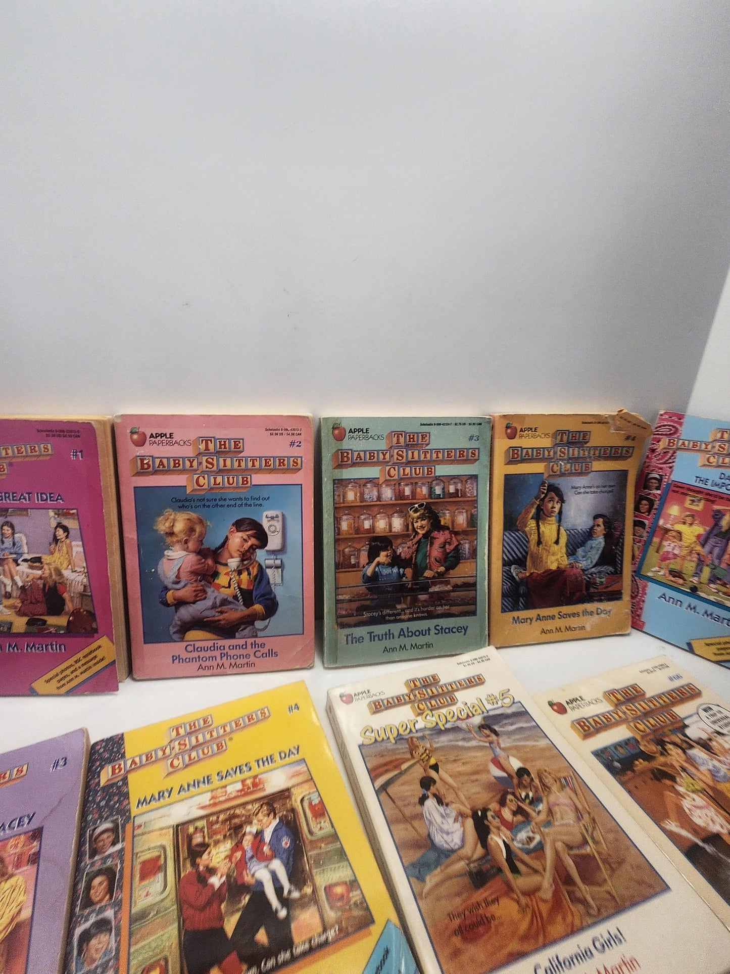 The Babysitter's Club Vintage 1980's Book LOTS - Babysitter - Babysitters Club - Vintage Books - Young Adult Books - The Babysitter's Club