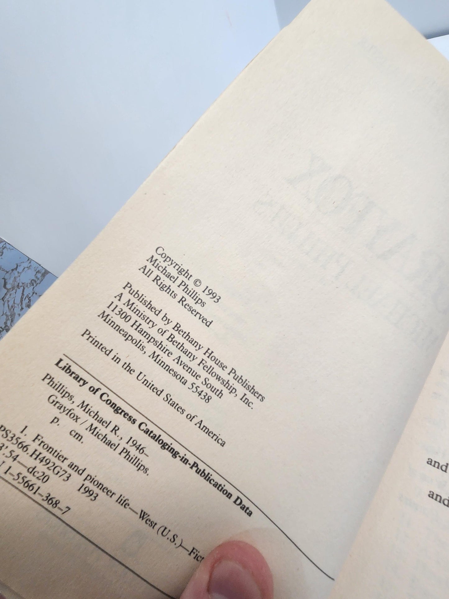 1993 Western Story GrayFox By Micheal Phillips - Michael Phillips - GrayFox - Gray Fox - Westerns - Western Books - 1990's - Vintage Books