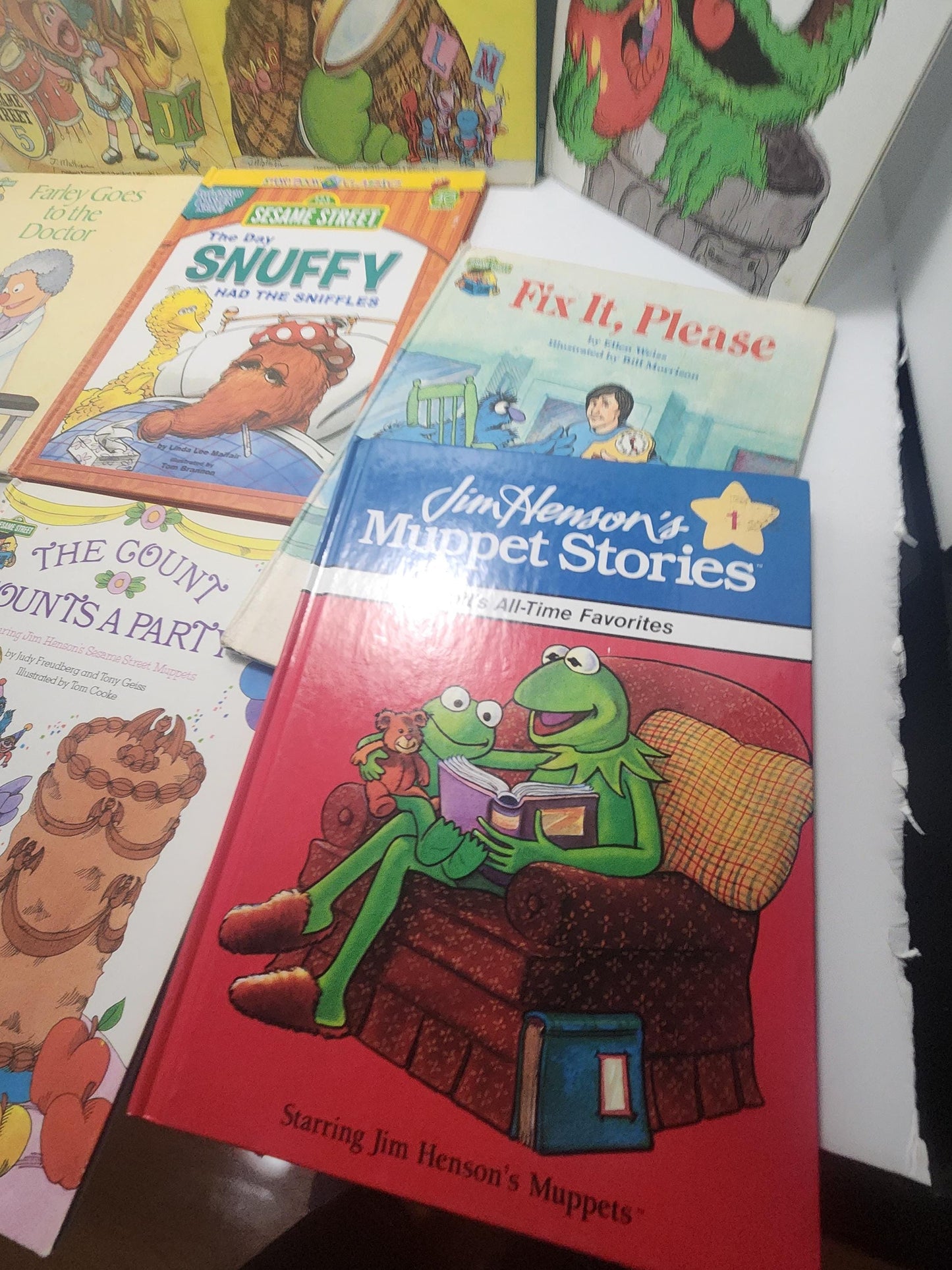 Sesame Street The Muppets 1990's Vintage Children's Books LOT Of 9 - Sesame Street - The Muppets - Children's Books - Vintage Books