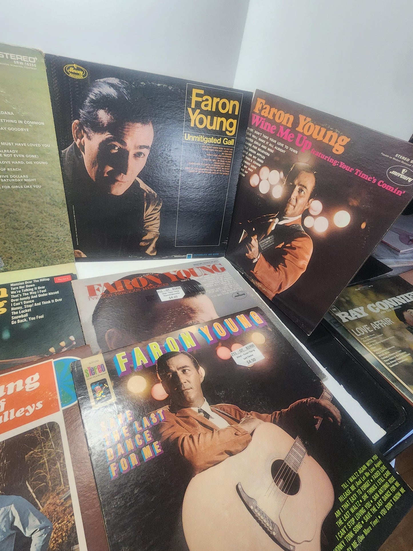 Faron Young Vintage 1970's Vinyl LP Records LOT Of 8 - Vinyl - Vinyl Records - Faron Young - Music - Faron Young Records - Vintage Records
