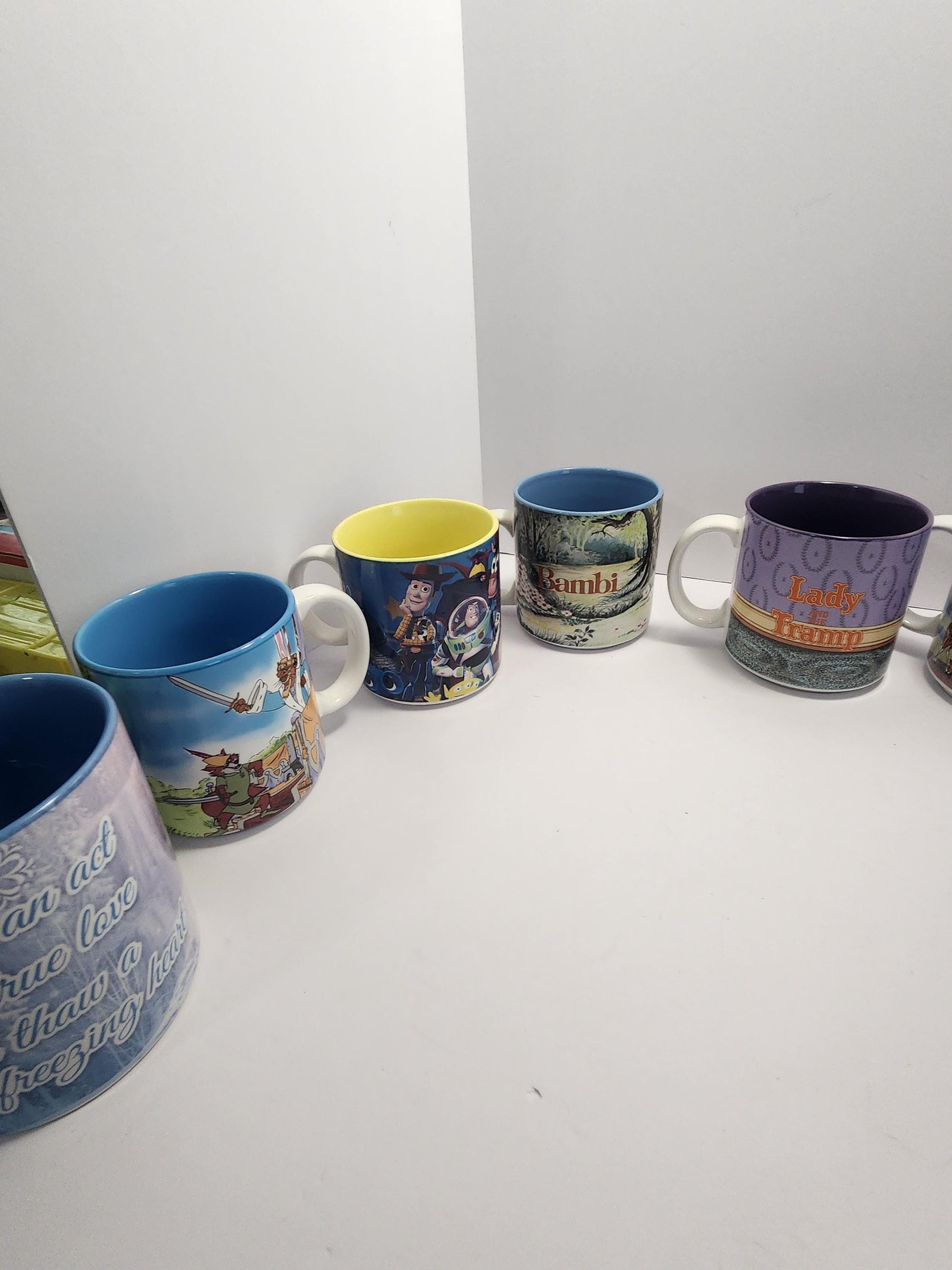 Disney Store Vintage 1980s Coffee Mugs - Disney - Disney Gifts - Mugs - Coffee Mugs - Snow White - Frozen - Aristocats - Disney Store