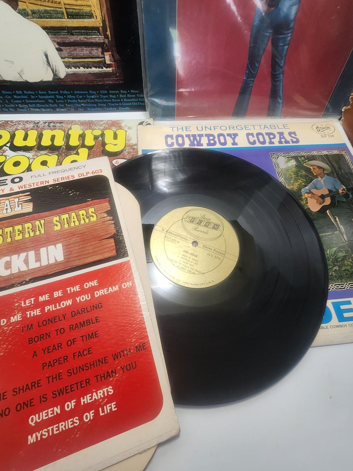 Vinyl Records LOT Of 7 1980's Country & Honky Tonk Music - 1980's - Vinyl - Vinyl LP Recorcs - Records - Honky Tonk - Country Music