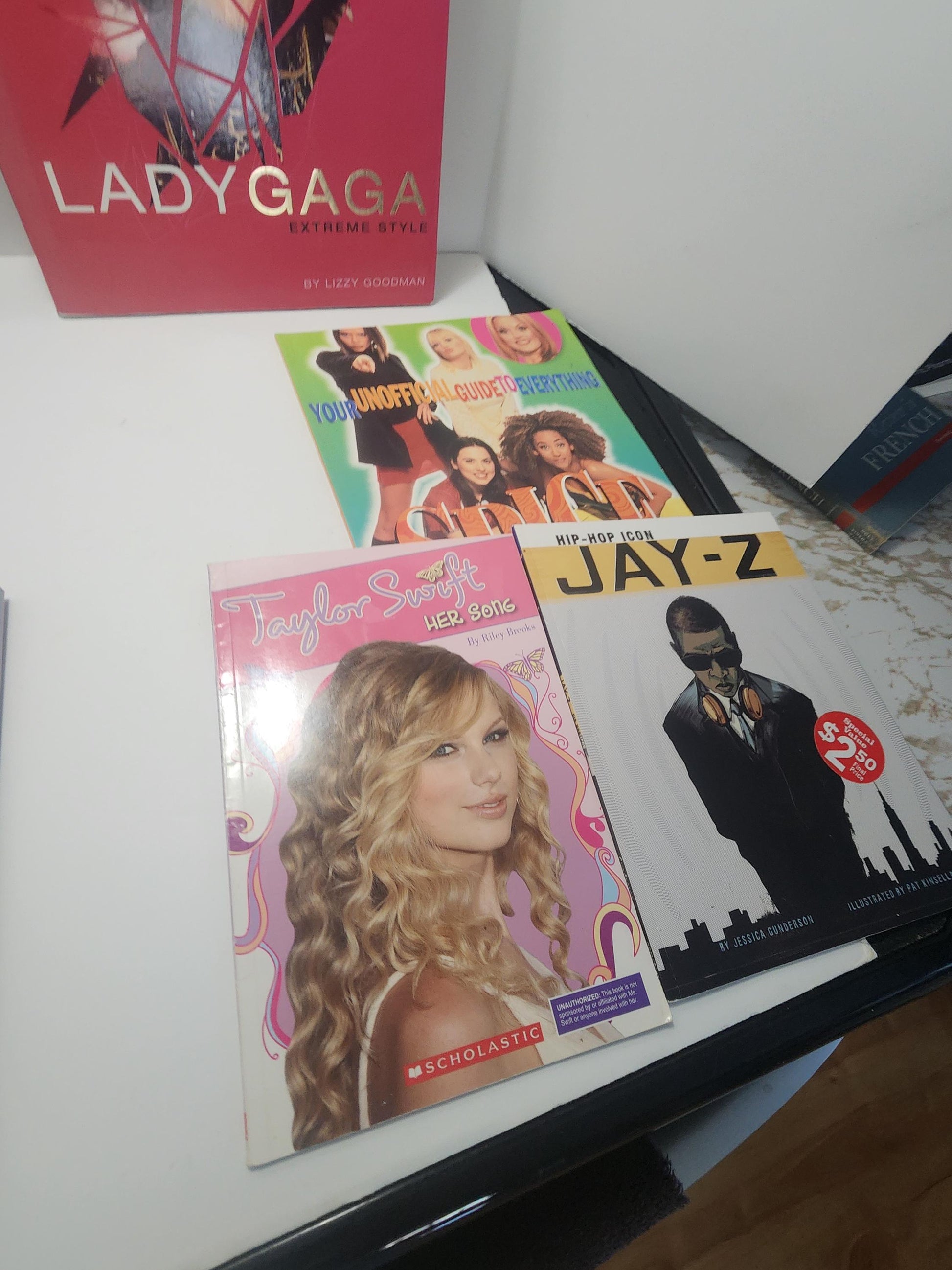 2000's Vintage Popular Music Bands Books LOT - Lady Gaga - U2 - LFO - Backstreet Boys - Boy Bands - Music - Books - Jay Z - Taylor Swift