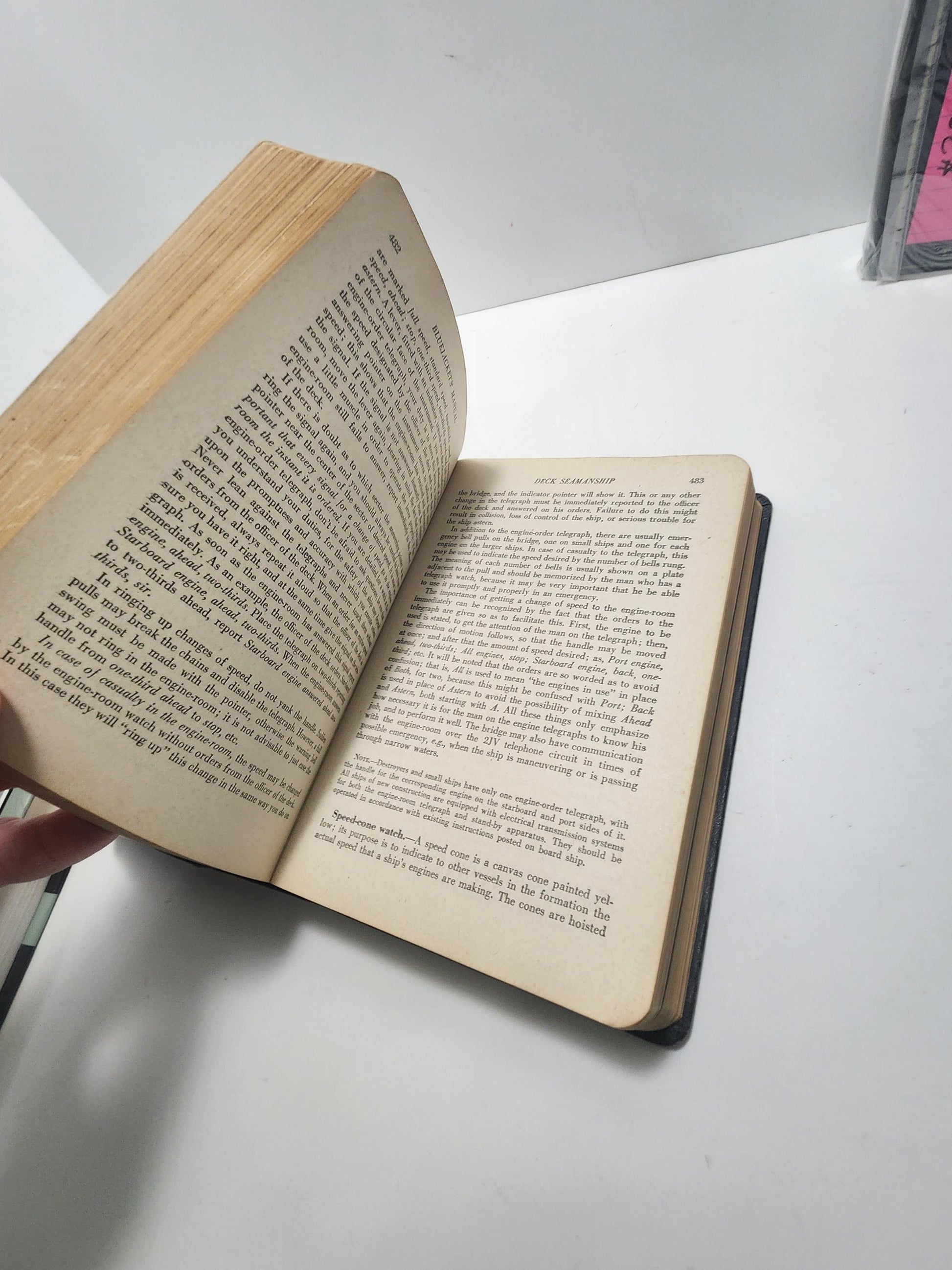 1943 Antique The Blue Jackets Manual United States Navy - 1940's - Antiques - Books - RARE - Navy - United States - Armed Forces - Bluejacke