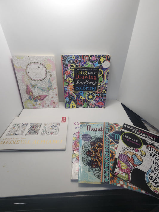 Adult Coloring Books - Medieval Alphabet - Coloring - Coloring Books - Interactive Books - Coloring Gifts - Activity Books - Medieval