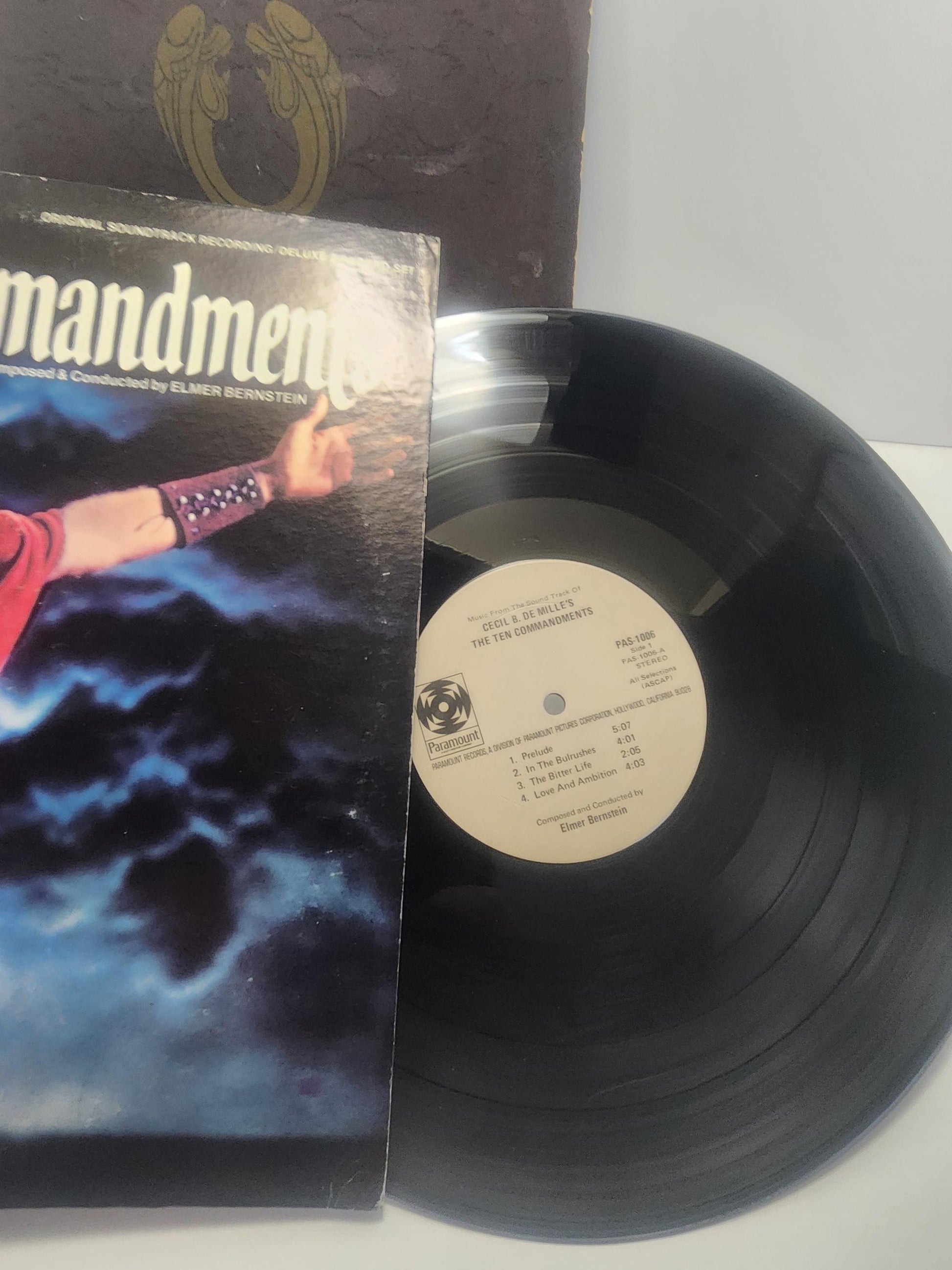 Religious 1980'S Vinyl LP Records LOT Of 2 - The Ten Commandments - Religion - Religious Gifts - Jesus Christ Superstar - Vinyl - Vinyl Reco