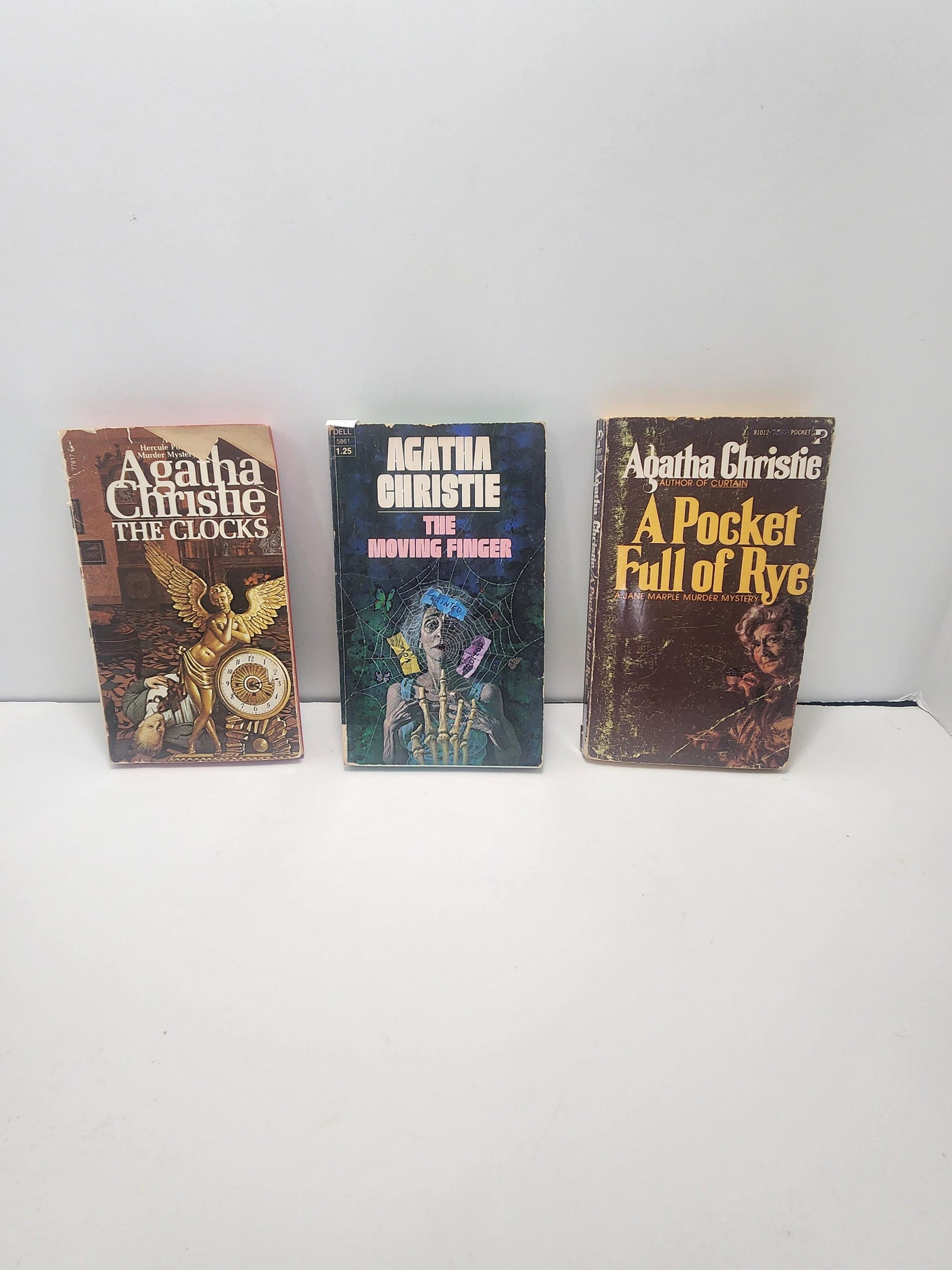 Agatha Christie Vintage 1980's Paperback Books LOT Of 3 - Paperback Books - Vintage Books - Agatha Christie - 1980's