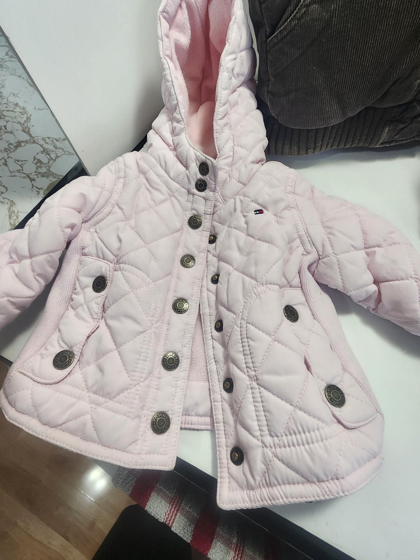 Children's Size 8 & 6 Winter Clothing Jackets - GAP Size 8 Children's Jacket - Jacket - Tommy Hilfiger Pink Size 6 Kid's Jacket - Winter
