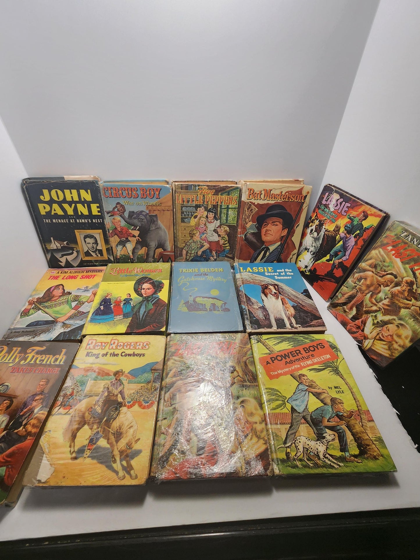 Classic Collection 1950's Vintage Books HUGE LOT - 1950's - Fairy Tales - Story Tales - Classic Books - Lassie - John Payne - Roy Rodgers