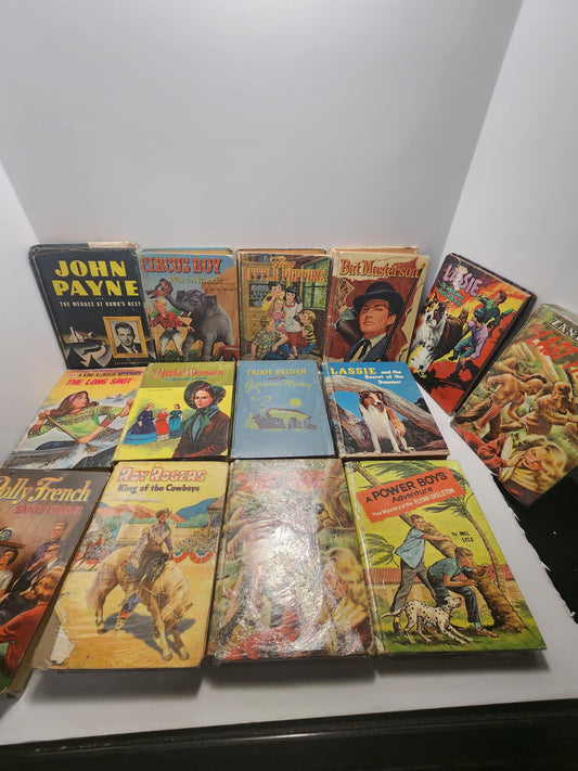 Classic Collection 1950's Vintage Books HUGE LOT - 1950's - Fairy Tales - Story Tales - Classic Books - Lassie - John Payne - Roy Rodgers