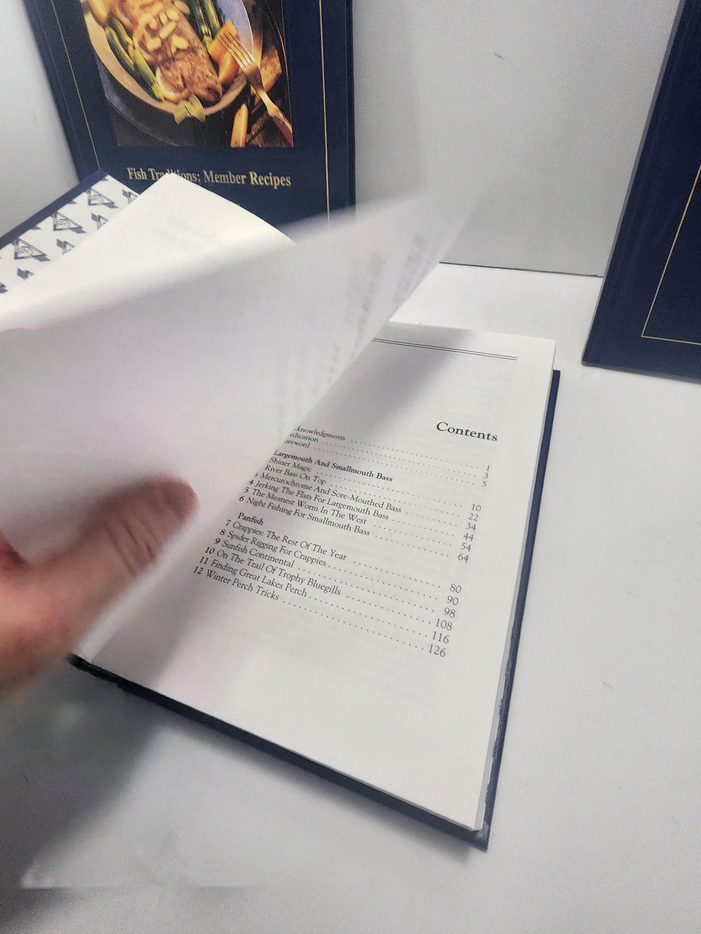 North American Fishing Club Vintage Collection Of Books LOT Of 3 - Freshwater Fishing - Artificial Lures - Fish Member Recipes - Fishing