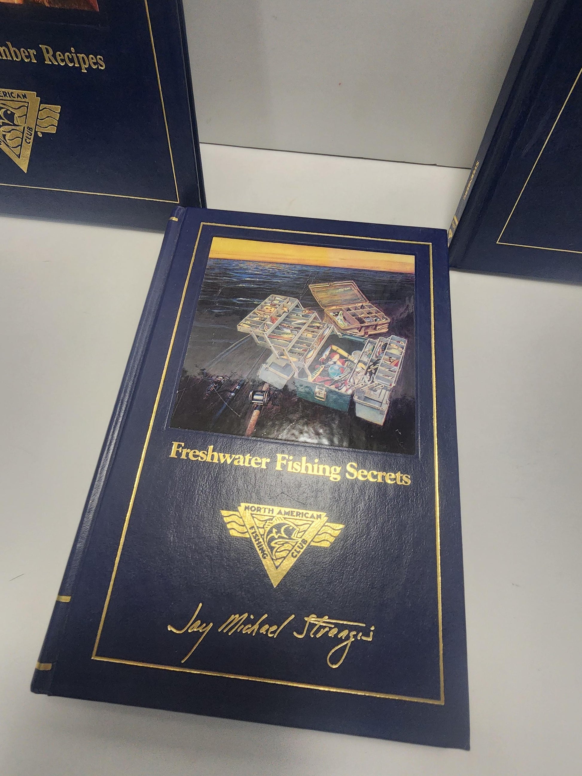 North American Fishing Club Vintage Collection Of Books LOT Of 3 - Freshwater Fishing - Artificial Lures - Fish Member Recipes - Fishing