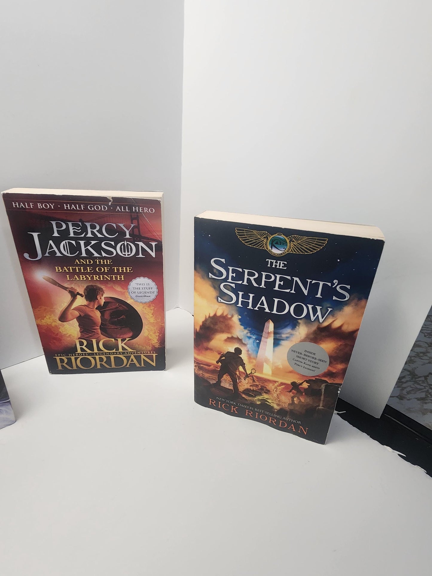 Rick Riordan Book LOT Of 4 - Series - The House Of Hades - Rick Riordan - Book Series - Fantasy - Fantasy Books - The Mark Of Athena