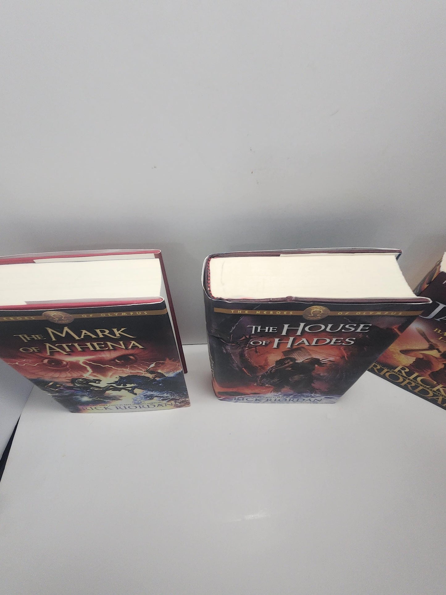 Rick Riordan Book LOT Of 4 - Series - The House Of Hades - Rick Riordan - Book Series - Fantasy - Fantasy Books - The Mark Of Athena