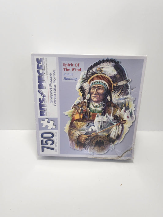 Native American Indians 750 Piece Jigsaw Puzzle - Puzzles - Jigsaw Puzzles - Indians - Native American - Gift Puzzle - Vintage Puzzles