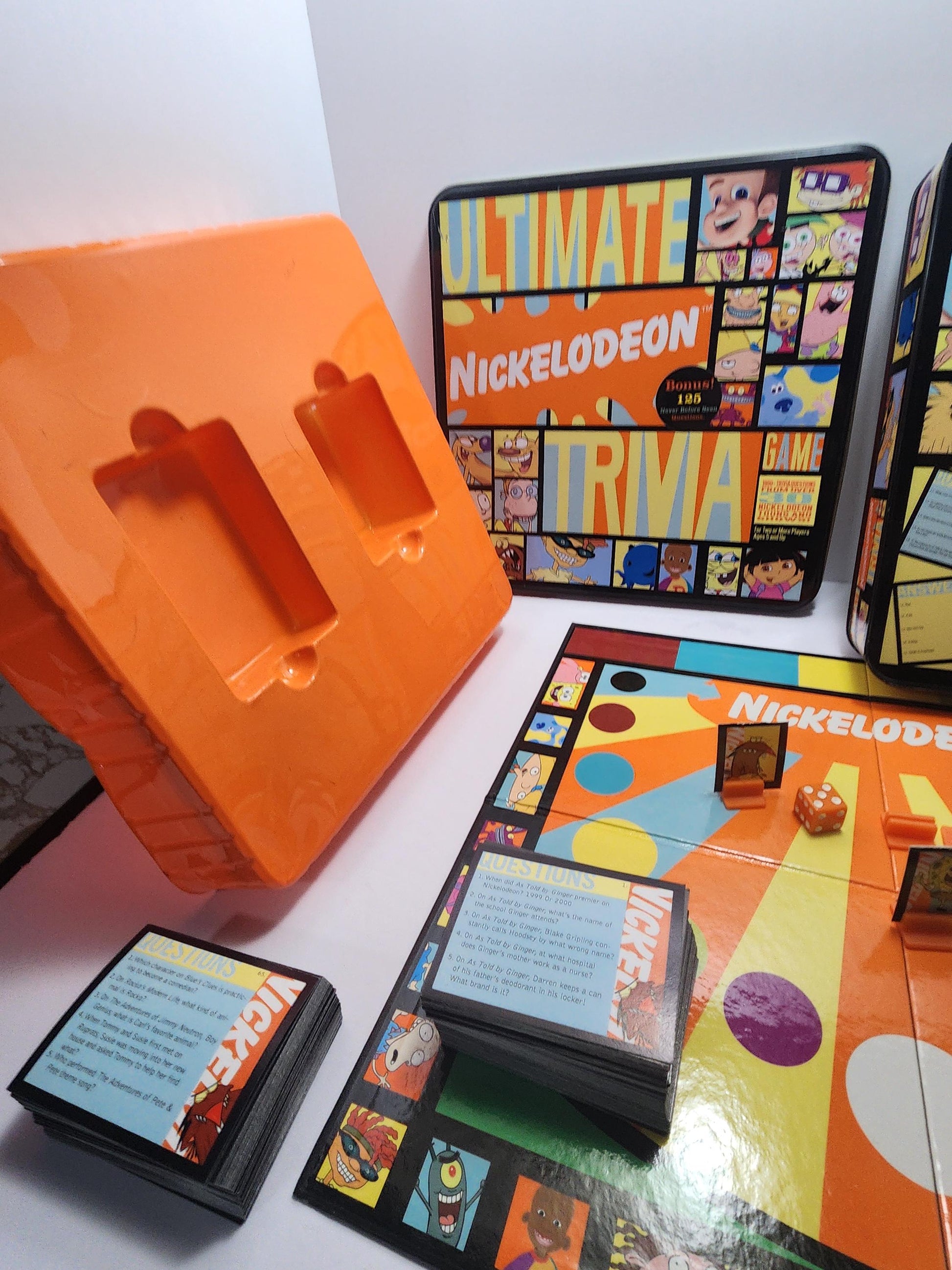 2002 Nickelodeon Trivia Game - Games - Vintage Games - Nickelodeon - Nickelodeon Gifts - Nickelodeon Games - Family Games - Family Game Nigh