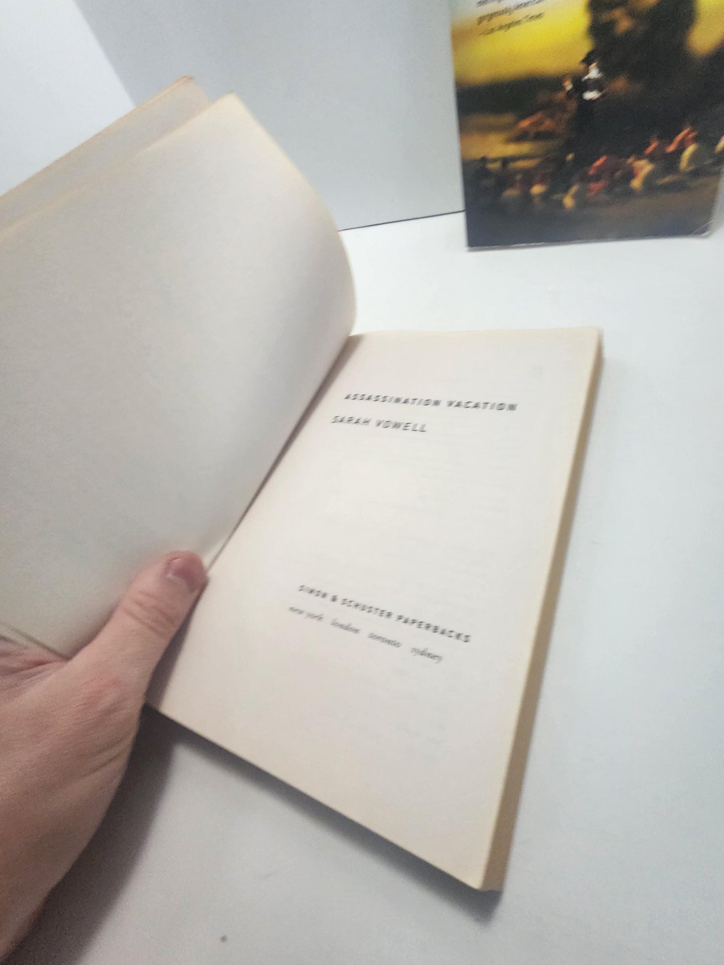 Sarah Vowell New York Times Best Seller Book Series LOT Of 2 - Books - Book Series - Series - Sarah Vowell - Sarah Vowell Books - New York